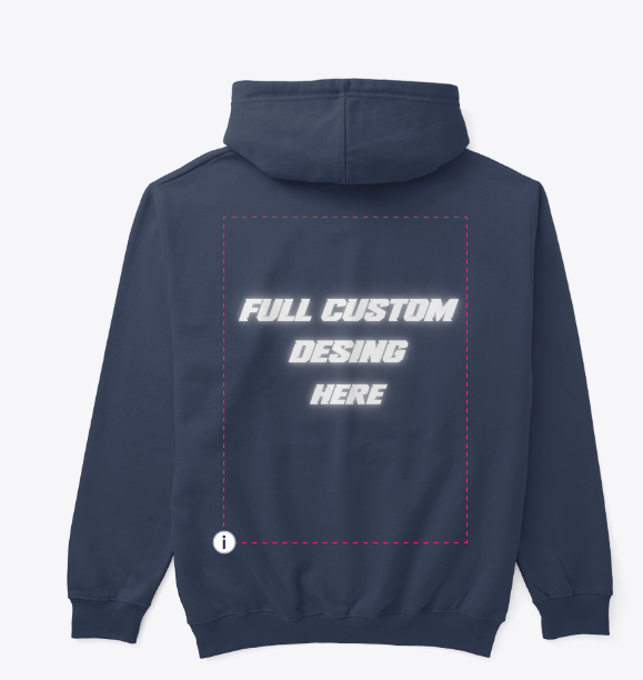 Full custom print huppari