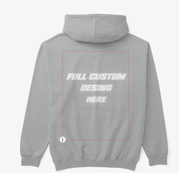 Full custom print huppari
