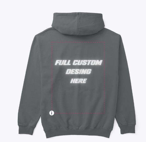 Full custom print huppari