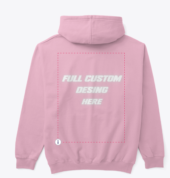 Full custom print huppari