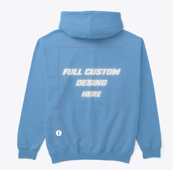Full custom print huppari