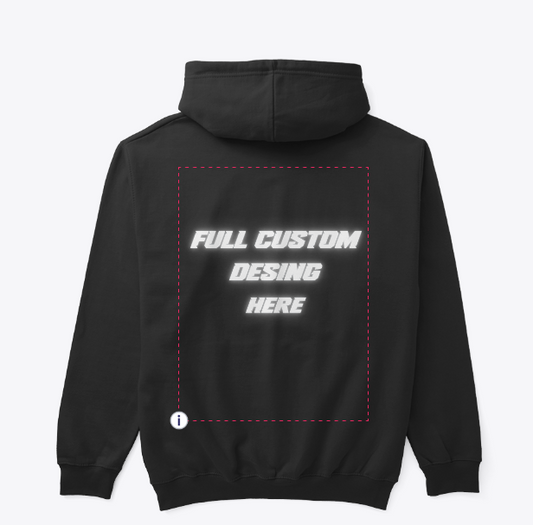Full custom print huppari